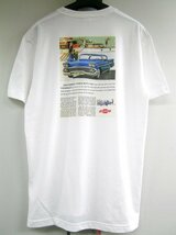 アドバタイジング シボレー インパラ 1958 Ｔシャツ （066) アメ車 ホットロッド ローライダー 広告 ビスケイン ベルエア_画像1