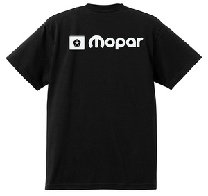 モパー mopar ロゴ Tシャツ 黒 ダッジ クライスラー Hemi プリマス クライスラー チャレンジャー マグナム
