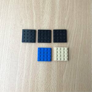 レゴ パーツ プレート 4×4 ブラック タン ブルー まとめ 黒 青
