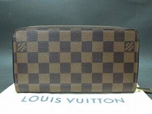 〇美品♪LOUIS VUITTON　ジッピー・ウォレット　ダミエ　N60046　長財布　ルイヴィトン 