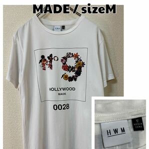 HOLLYWOOD MADE ハリウッドメイド No9【24時間以内匿名配送】 プリント半袖Tシャツ