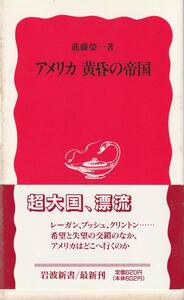 新藤榮一　アメリカ　黄昏の帝国　新赤版　岩波新書　岩波書店　初版