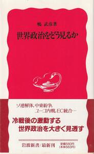 鴨武彦　世界政治をどう見るか　新赤版　岩波新書　岩波書店　初版