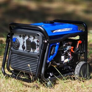 インバーター発電機 最大出力4.6kVA 高性能 ガソリン発電機 セル式始動 50Hz/60Hz切替 12.5L燃料タンク