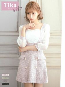 明日花キララ ティカ TIKa キャバドレス ワンピース サロペット 美品