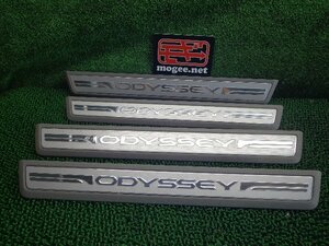 3ES6580 YD8)) ホンダ オデッセイ RB3 前期型 L 純正 メッキスカッフプレートセット