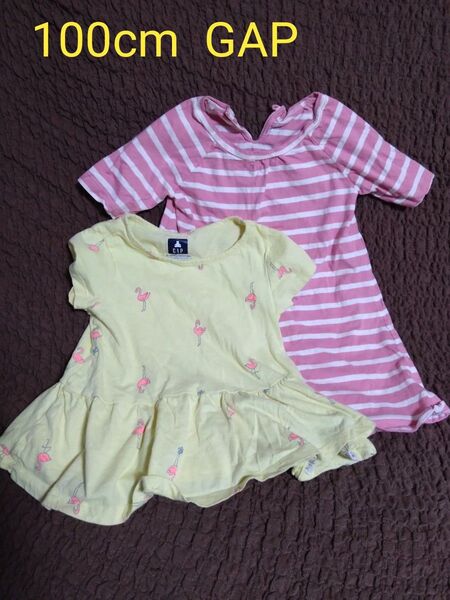 【Baby Gap】 100cm 夏物ワンピース 2枚セット 着用回数少なめ