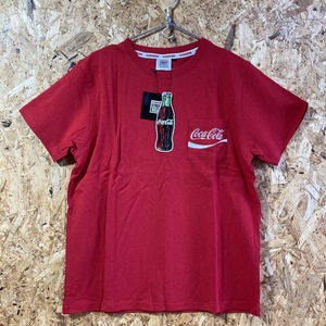 Coca-Cola VISION STREET WEAR 半袖 Tシャツ L コラボ 別注 限定 コカコーラ ヴィジョン ポケット 刺繍