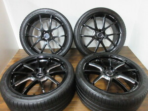 【送料無料・税込み】RAYS WALTZ FORGED 19in8.5J+44 5穴PCD114.3 アゼニスFK510 255/35ZR19 WRX エボ10他国産カスタム セダン系など