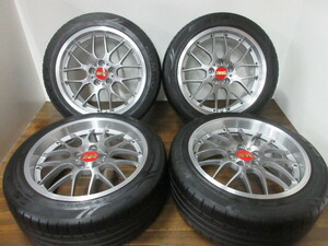 【送料無料・税込み】BBS RS-GT 19in8.5J+38 9.5J+45 5穴PCD114.3 クムホ 245/45R19 アルファード・ヴェルファイア 業者ブラッシュド加工