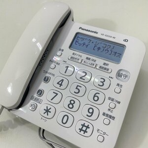 ∞M∞ Panasonic コードレス電話機 VE-GD24DL 本体のみ 通電ＯＫ 中古品 パナソニック 電話 ∞T-230829