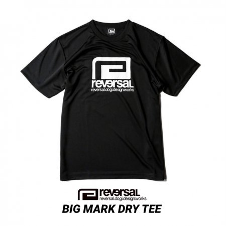 REVERSAL リバーサル 送料込 速乾性 BIG MARK ドライ Ｔシャツ 黒2XL