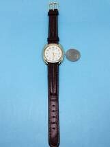 (W49)SEIKO(*'▽')セイコーアルバ・サクセス・アルファ（電池交換済み）シルバー・メンズ腕時計USED（送料全国一律185円）素敵な時計です。_画像9