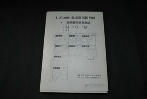 断面図【1：25000　都市圏活断層図】　Ⅴ　首都圏南西部地区　（D13180816）