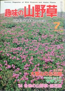 F32〇趣味の山野草　1984年7月号　特集：大雪山のお花畑　サギソウ