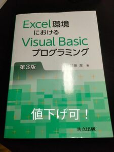 値下げ中！Excel環境におけるVisual Basicプログラミング （Ｅｘｃｅｌ環境における） （第３版） 加藤潔／著