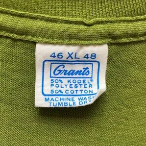 デッドストック deadstock レアカラー 抹茶 カーキ 貴重 60's70's グランツ GRANTS ビンテージ VINTAGE USA製 アメリカ製 半袖Tシャツ XLの画像6