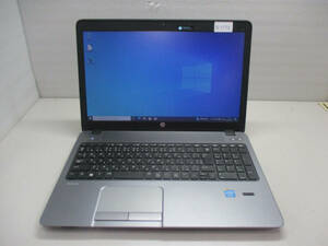 hp ProBook 450 G1 Celeron 2950M 2.90GHz/メモリ4GB/HDD320GB/LibreOffice Windows10 Proインストール済み　管理番号N-1772