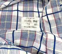 USA製 1970s LEVI'S L/S shirts M程度 ヴィンテージ リーバイス コットン長袖シャツ チェック VINTAGE_画像4