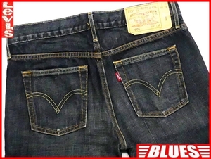 即決★リーバイス605★W31 廃版 スキニー ジーンズ Levis メンズ 限定 スリムストレート ブラック デニム パンツ ローライズ 鬼ひげ