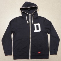 ☆ Dickies ディッキーズ ☆ ジップアップ スウェットパーカー サイズ L 古着 紺色 ネイビー フルジップ 即決 ★e_画像1