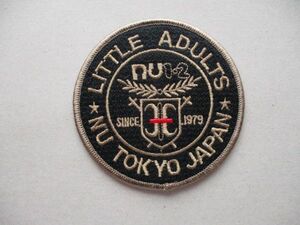 80s little adults nu tokyo japanワッペン/エンブレム東京ブレザーivyパッチ昭和レトロ当時物emblemアイビールックPATCHアップリケ S98