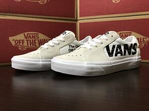 22.0cm VANS ヴァンズ SK8-LOW スケートロー WHT/BLK