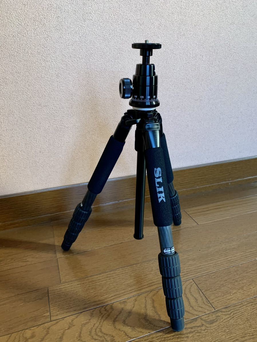 国内即発送】 カーボン UL-113 1one Ultra SLIK 3WAY 中古品 三脚