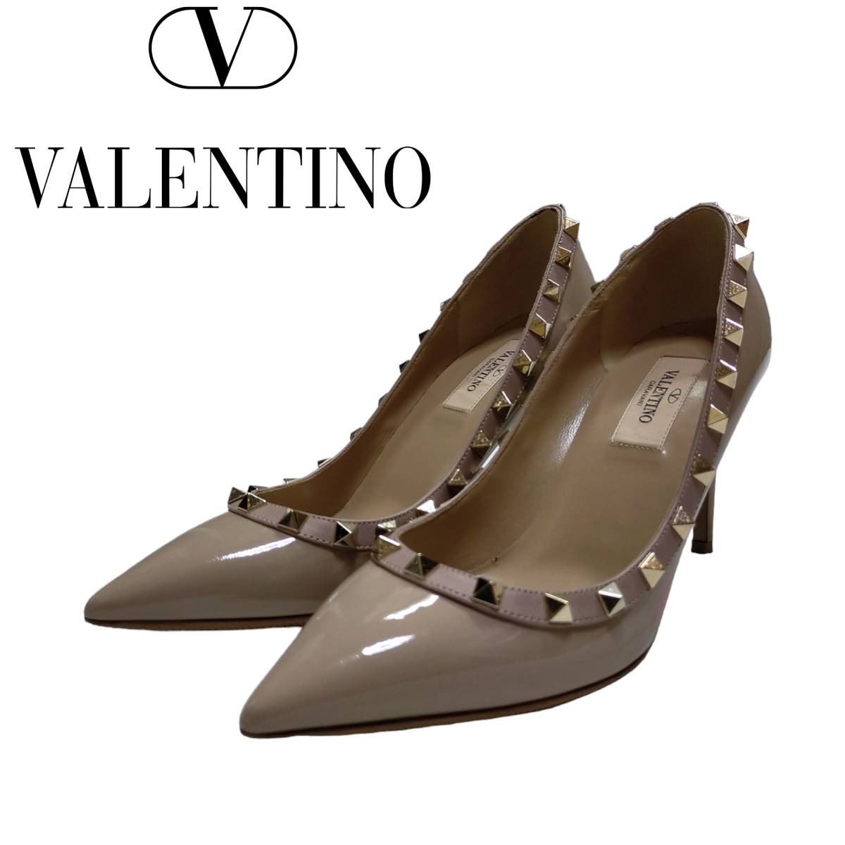 ヤフオク! -「valentino スタッズパンプス」の落札相場・落札価格