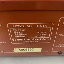 デジタルパワーアンプ BMB カラオケ機器 DA-01 TEAC (402)_画像7