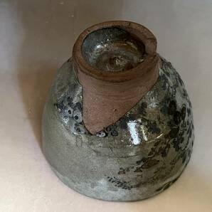 茶碗■花唐草紋 「香」 割高台 刷毛目 お茶道具 古美術 時代物 骨董品■の画像8