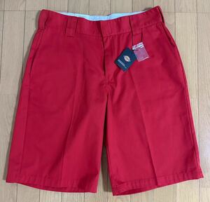 タグ付き 新品未使用品 Dickies ディッキーズ Flat Front Work Pant Shorts　フラットワークパンツショーツ　　ハーフパンツ