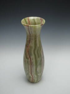  Italy oniks art company green oniks vase ( junk )
