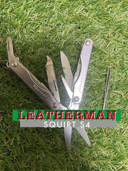 LEATHERMAN SQUIRT S4 Grey レザーマン　マルチツール ツールナイフ　ハサミ