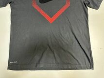 ☆US古着 NIKE ナイキ DRI-FIT ドライ 速乾 スポーツ Tシャツ プリント グレー【L】コットンポリ　　　◆3968◆_画像8