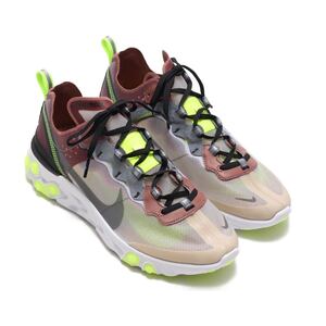 国内正規店購入 NIKE REACT ELEMENT 87 デザートサンド AQ1090-002 desert sand cool grey smokey mauve