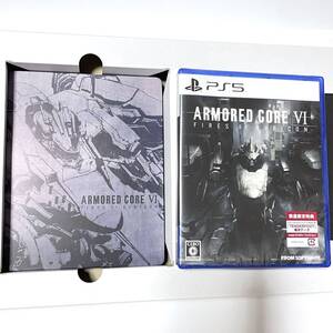 PS5 ARMORED CORE VI FIRES OF RUBICON ゲームソフト+スチールブック アーマードコア6 ACⅥ コレクターズエディション より