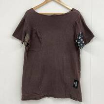 初期 UNDERCOVER 04AW BUT BEAUTIFUL 変形 Tシャツ ブラウン Sサイズ アンダーカバー 半袖 カットソー Tee VINTAGE archive 2100132_画像2