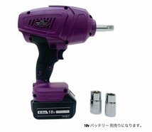 18V 電動ジャッキ 5t ＆18Vインパクトレンチセット 車用ジャッキ 油圧式 緊急タイヤリフトキット リモコン付 収納ケース付 18Vバッテリー別_画像5