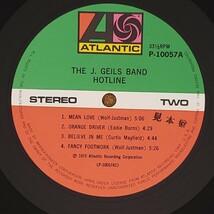 良盤屋◆LP◆J.ガイルズ・バンド/ホット・ライン☆The J. Geils Band/Hotline/1975☆プロモ盤◆Blues Rock◆P-4592_画像10