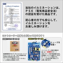 クリスマス イルミネーション 防滴 カーテン ライト ＬＥＤ ３５.７５ｍ １９８０球 ブルー 青 ２８種点滅 Ｂコントローラセット_画像4