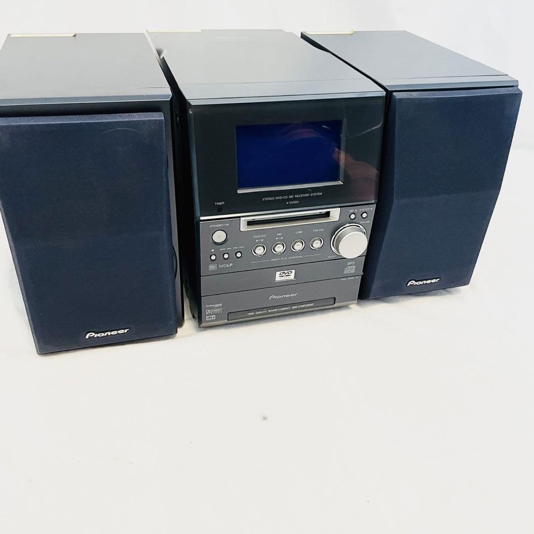 Pioneer DVD/CD/MDステレオ X-SV5DV-K 2002年製-