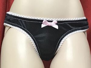 D†trip DDdy SD〜SD16少女用 トリコットショーツ 91 黒×薄ピンク　ハーフバック　パンツ　下着　 SD13 SDGr少女