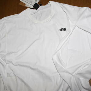 未使用ノースフェイス L XL 白 授乳半袖Tシャツ マタニティーショートスリーブティー NTM12208 送料無料即決 ロゴ刺です。の画像4