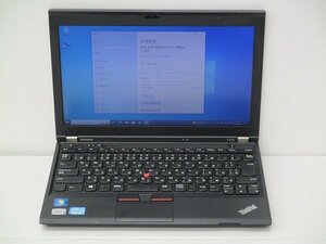 △Lenovo ThinkPad X230i 23063N4 Core i3 3120M 2.5Ghz 4GB 500GB(HDD) 12.5インチ HD 1366×768 Windows 10 Pro