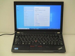 △Lenovo ThinkPad X230i 230677J Core i3 3110M 2.4Ghz 4GB 320GB(HDD) 12.5インチ HD 1366×768 Windows 10 Pro