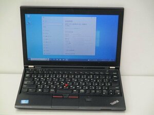 △Lenovo ThinkPad X230i 230677J Core i3 3110M 2.4Ghz 4GB 320GB(HDD) 12.5インチ HD 1366×768 Windows 10 Pro