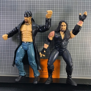 同梱OKΩ■◇【フィギュア】WWE2点まとめてセット「アンダーテイカー/Undertaker」ジャックス社JAKKS/1998・2001年/プロレス格闘技