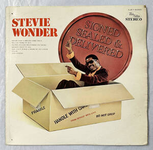 ■1970年 オリジナル 国内盤 Stevie Wonder - Signed Sealed & Delivered 12”LP SJET 8285 Tamla Motown