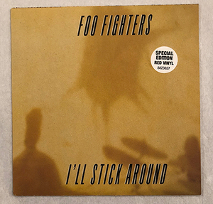 ■1995 Оригинальное британское издание New FOO FIGHTERS - I'LL STICK AROUND 7'EP Special Edition Red Vinyl / CL 757 / NIRVANA Дэйв Грол